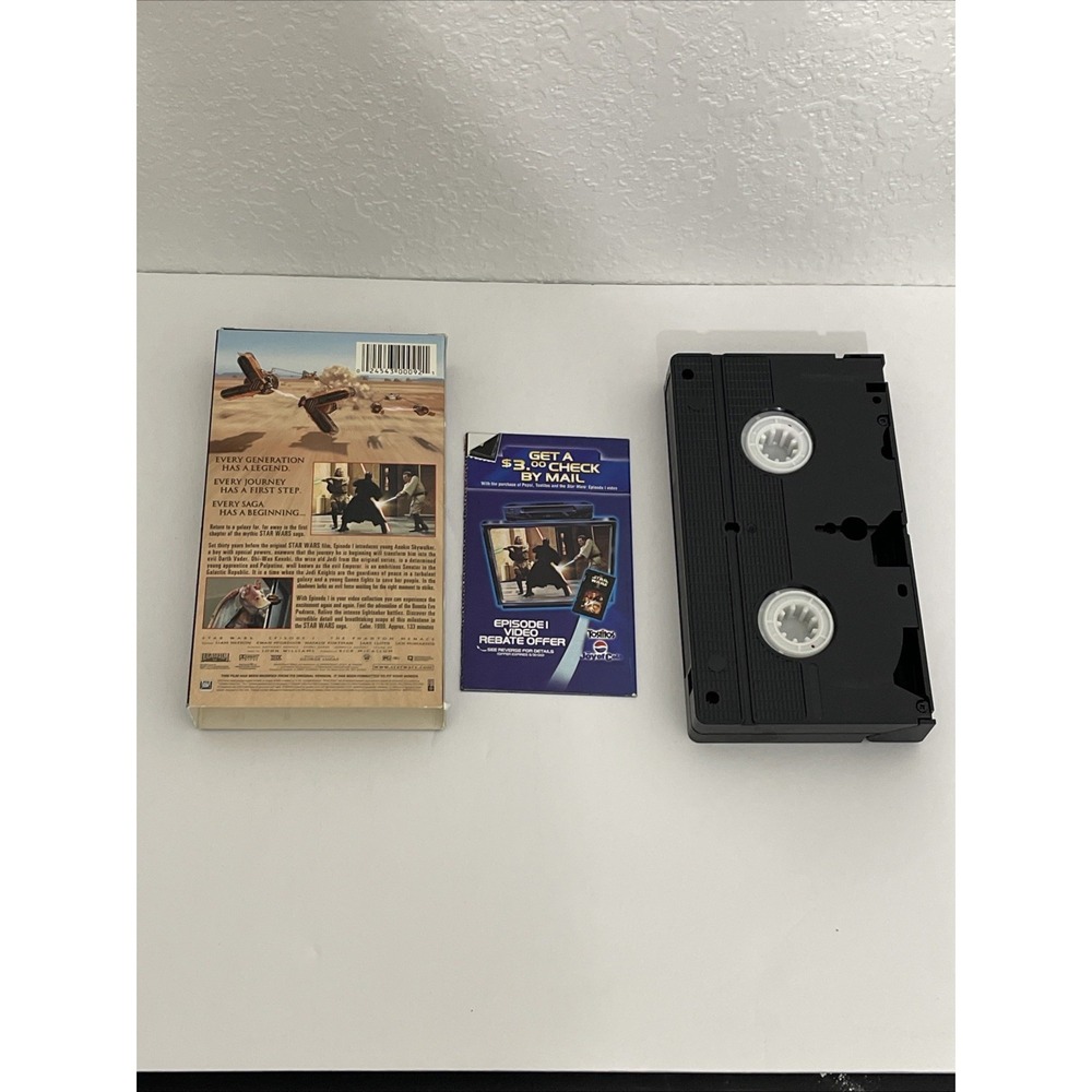 Star Wars Episode I The Phantom Menace VHS THX Digitally Mastered 1999 - Picture 7 of 7